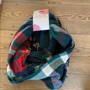 Flannel infinity scarf